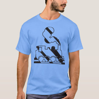T-shirt dampflok train jouet