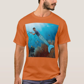 T-shirt dan dan dan l'homme de sirène