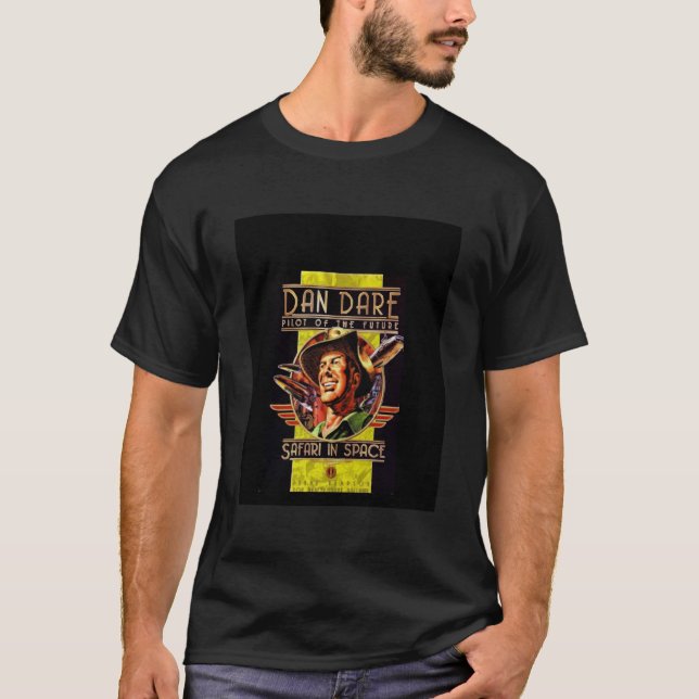 T-shirt Dan Dare ' héros de bande dessinée rétro (Devant)
