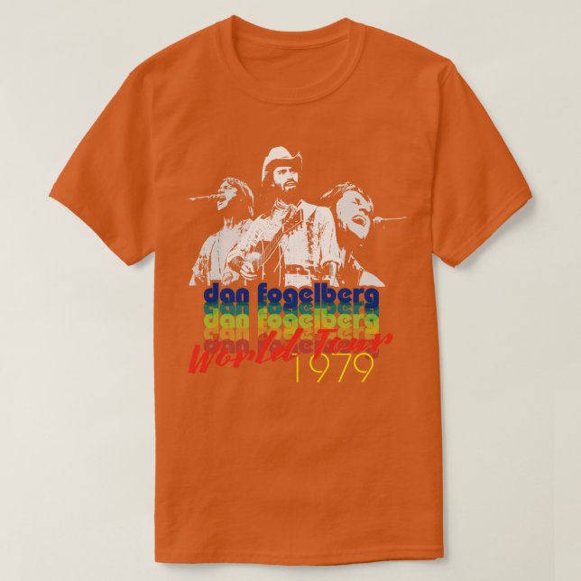 T-shirt Dan Fogelberg World Tour 1979 (Design devant)