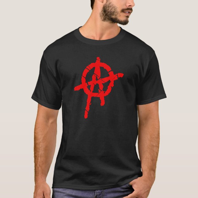 T-shirt d'anarchie pour les hommes et des femmes (Devant)