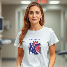 T-shirt d'anatomie cardiaque
