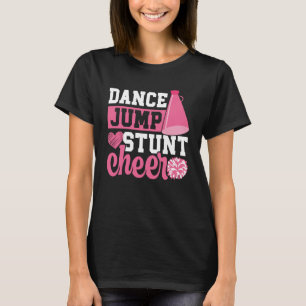 T-shirt Dance Jump Stunt Cheer Pom-pom girl Rebel Cheerlea