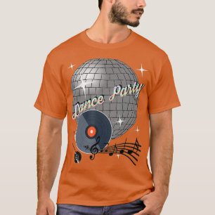 T-shirt Dance Party DJ Rave Disco Fashion Hipster