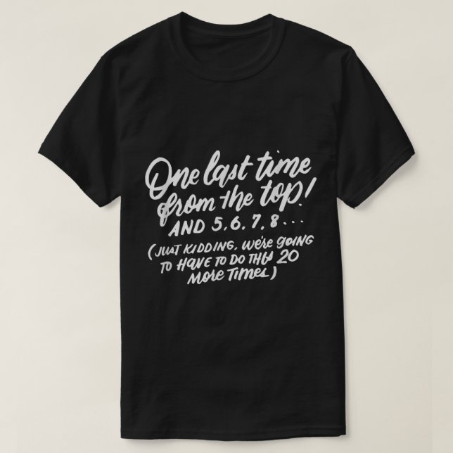 T-shirt Dance Sayings, Citations de danseuses, Drôle Ensei (Design devant)
