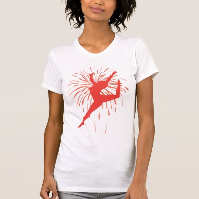 T-shirt Dancer avec Fireworks (Devant)
