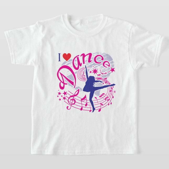 T-shirt Dancer's, I Love Dance (Poser)
