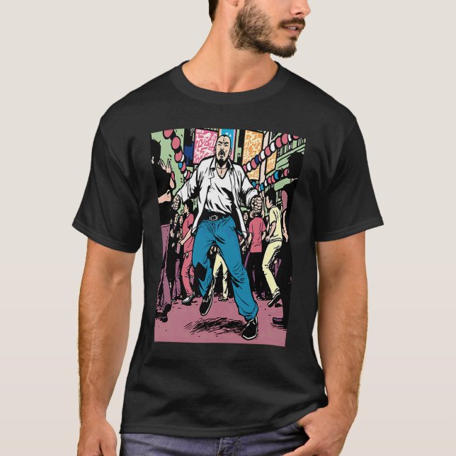 T-shirt Dancing Champion Dad Retro Pop Dancer Dad (Devant)