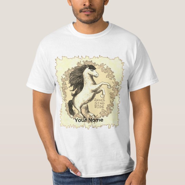 T-shirt Dancing Horse  (Devant)