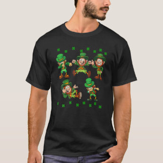 T-shirt Dancing Leprechauns St Patrick's Day Funny Boys Gi