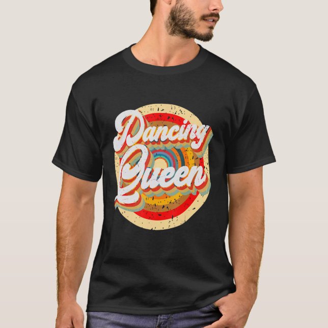 T-shirt Dancing Queen Roller Disco les années 70 Costume P (Devant)