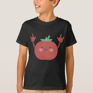 T-shirt Dancing Tomato Funny Vegan Fruit Amoureux Dance Su