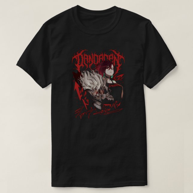 T-shirt Dandadan Dark Occult Anime Illustration (Design devant)