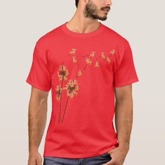 T-shirt Dandelion Chihuahua Flower, Amoureux de les chiens