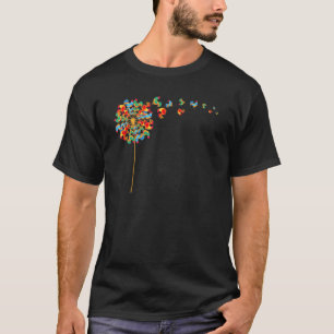 T-shirt Dandelion Farm Animal Hen Rooster Agricole Volaill