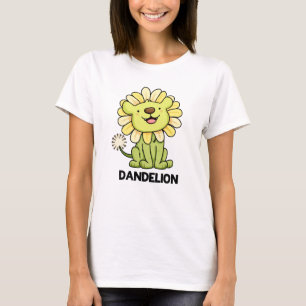 T-shirt Dandelion Funny Lion Pun