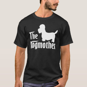 T-shirt Dandie Dinmont Terrier Chien Fête des mères de mam