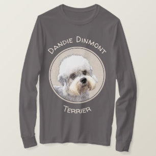 T-shirt Dandie Dinmont Terrier Peinture Chien Art original