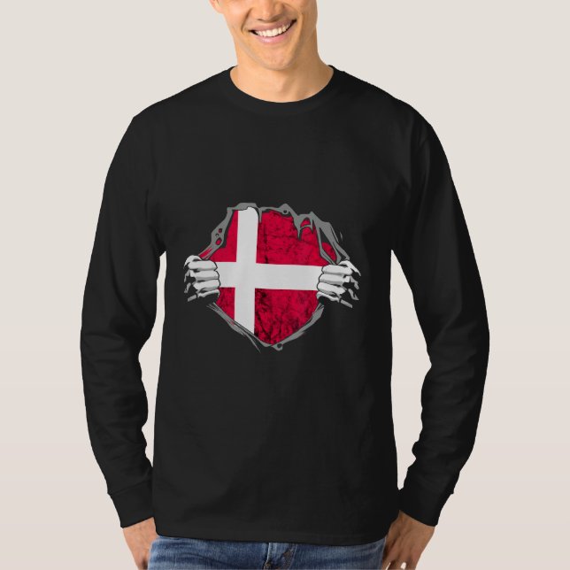 T-shirt Danemark Danmark Pride Danmark Roots (Devant)