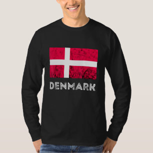 T-shirt Danemark Dannebrog Drapeau danois Dansk Roots Dank