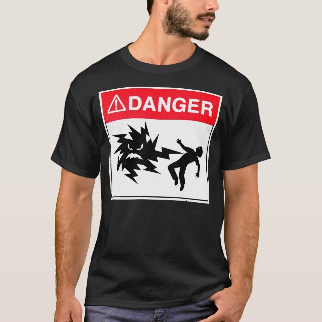 T-shirt danger (Devant)