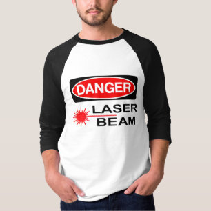 T-shirt Danger, à rayon laser