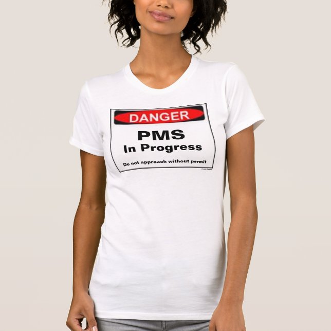 T-shirt Danger - chemise de nuit de PMS (Devant)