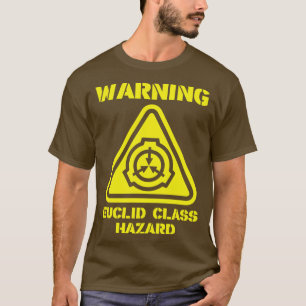 T-shirt Danger de classe Euclid d'avertissement SCP