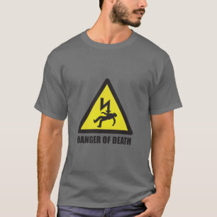 T-shirt Danger des hommes de la mort (AUCUN CTRL)