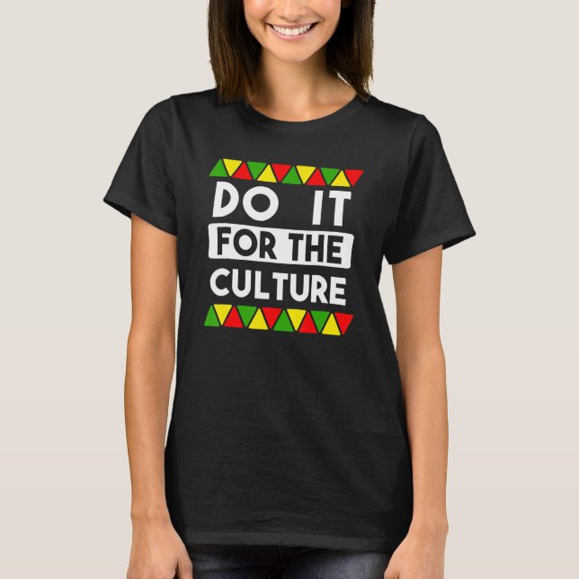 T-shirt Danger Educated Black Woman Black History Month Af (Devant)
