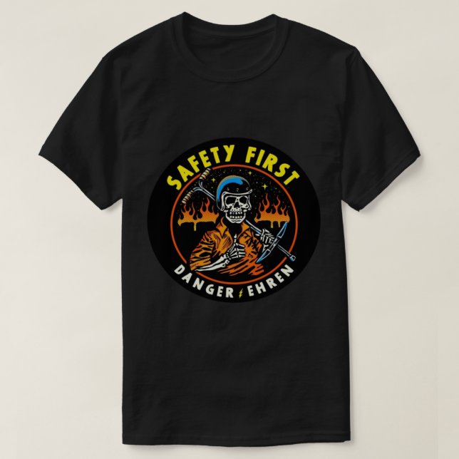T-shirt Danger Ehren a Danger Ehren a Danger Ehren   (Design devant)
