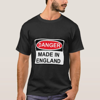 T-shirt Danger Fait En Angleterre