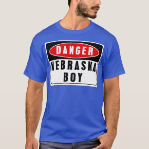 T-shirt danger garçon Nebraska