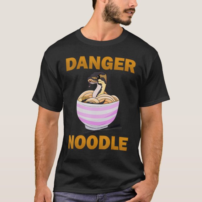 T-shirt Danger Noodle Tee Ball Python Amant (Devant)