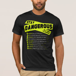 T-shirt Dangereux - Doux Extra-Slim-Fit -Order Taille plus