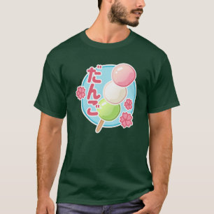 T-shirt Dango Retro Hanami Mignon Nourriture Japonaise