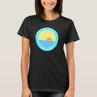 T-shirt Dania Beach Floride Retro Sunset