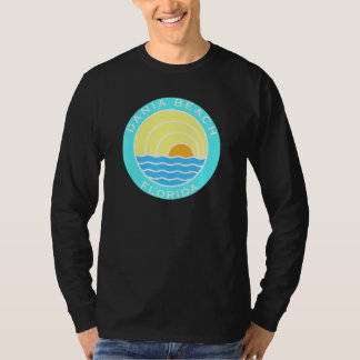 T-shirt Dania Beach Floride Retro Sunset