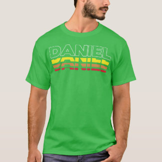 T-shirt Daniel First Name Funny Vintage Sunset Daniel gift