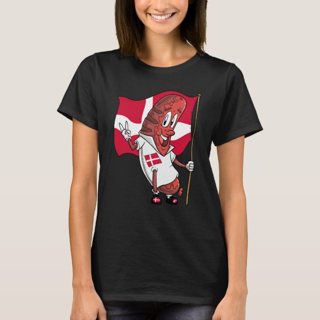 T-shirt Danish pork roast sausage (Devant)