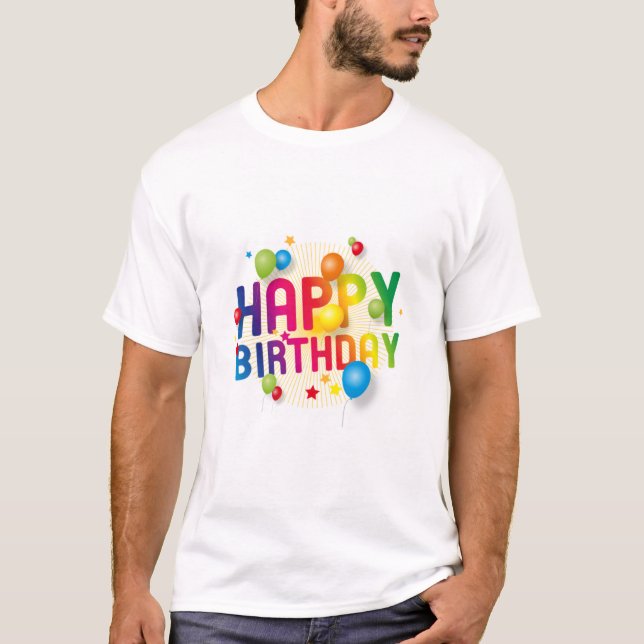T-shirt d'anniversaire (Devant)