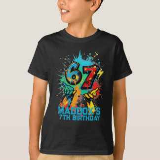 T-shirt d'anniversaire 6-7 Six Sept
