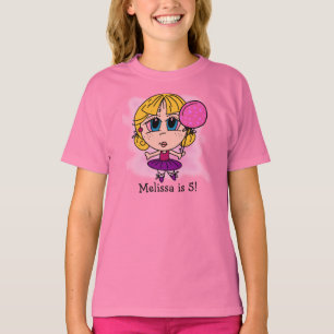 T-shirt d'anniversaire customisé Ballerina