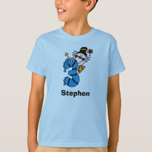 T-shirt d'anniversaire de clown bleu troisième