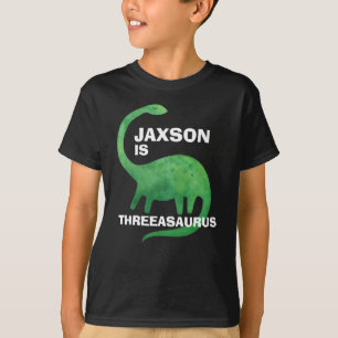 T-shirt d'anniversaire de dinosaure - tout âge -