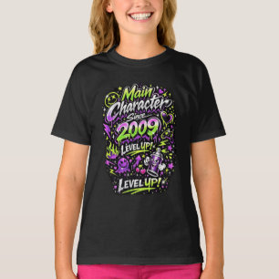 T-shirt d'anniversaire de personnage principal dep
