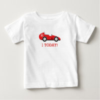 T-shirt d'anniversaire de voiture de course