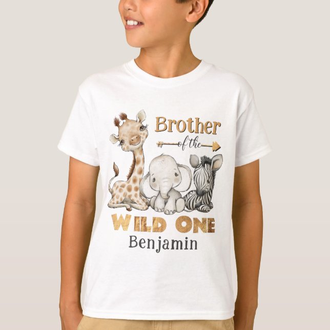 T-shirt d'anniversaire du Frère du Sauvage Un Safa (Devant)