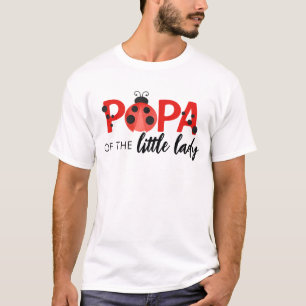 T-shirt d'anniversaire Papa de la Petite Dame