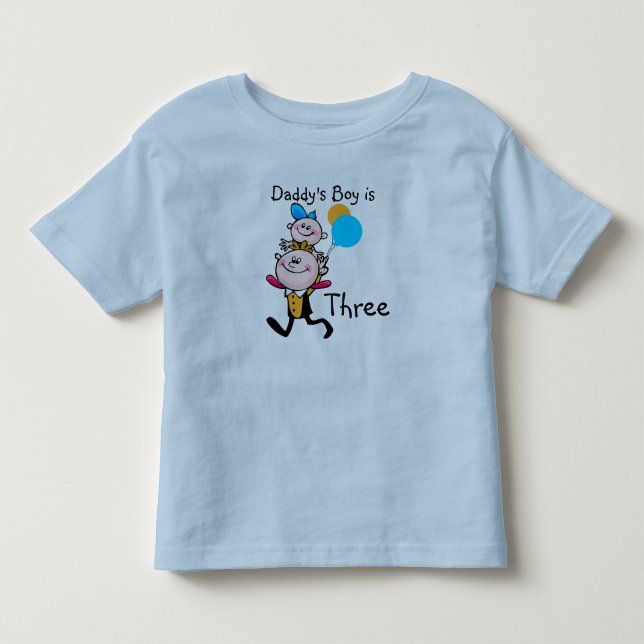 T-shirt d'anniversaire personnalisable pour le gar (Devant)